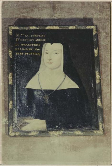 tableau : Portrait de Madame la Comtesse d'Imécourt, abbesse de Juvigny-sur-Loison, cadre - © Ministère de la Culture (France), Médiathèque du patrimoine et de la photographie, diffusion RMN-GP