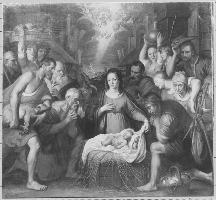 tableau : l'Adoration des bergers