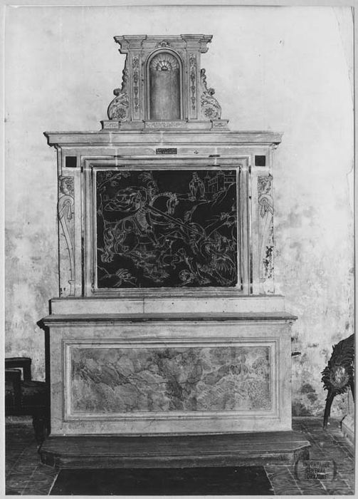 autel et retable de saint Georges