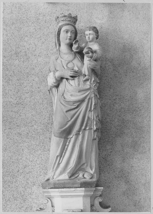 statue : Vierge à l'Enfant dite Notre-Dame de Langueur