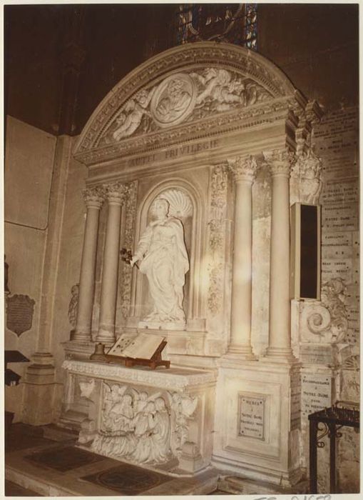 retable, statue : Saint Joseph