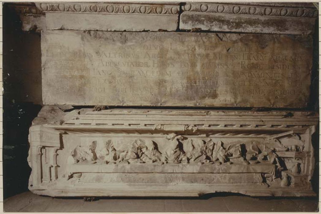 retable dit de la Cène, bas-relief : la Cène