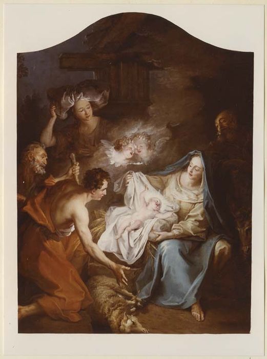 tableau : l'Adoration des bergers, cadre