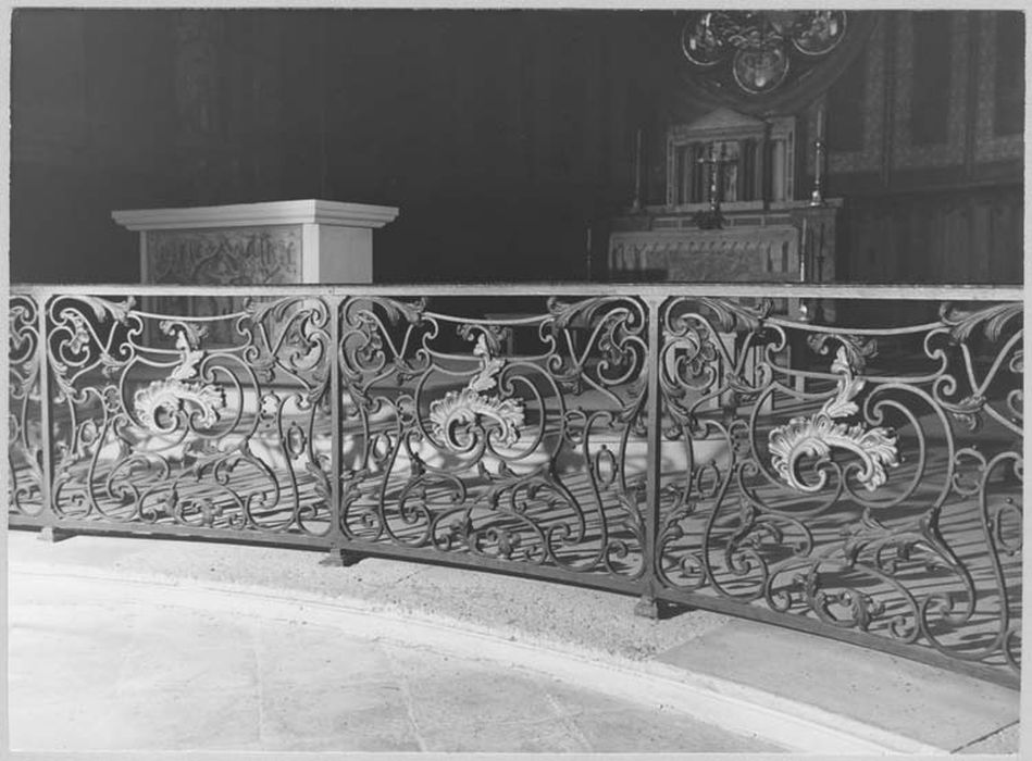 clôture liturgique (grille de communion) - © Ministère de la Culture (France), Médiathèque du patrimoine et de la photographie, diffusion RMN-GP