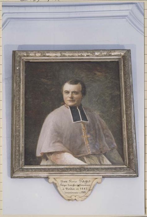 tableau : portrait Jean Pierre Pagis, évêque de Verdun