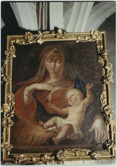 tableau : Vierge à l'Enfant et son cadre - © Ministère de la Culture (France), Médiathèque du patrimoine et de la photographie, diffusion RMN-GP