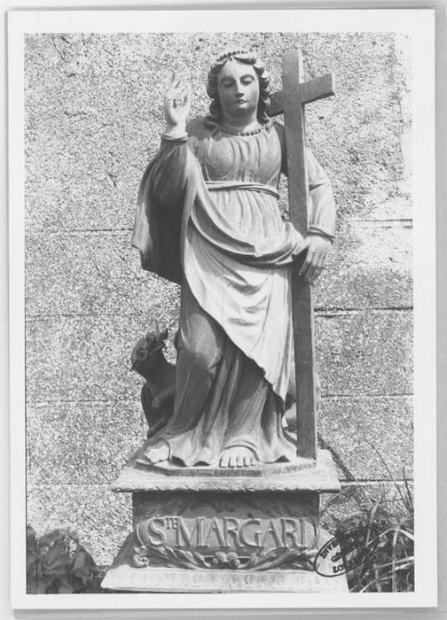 statue : sainte Marguerite