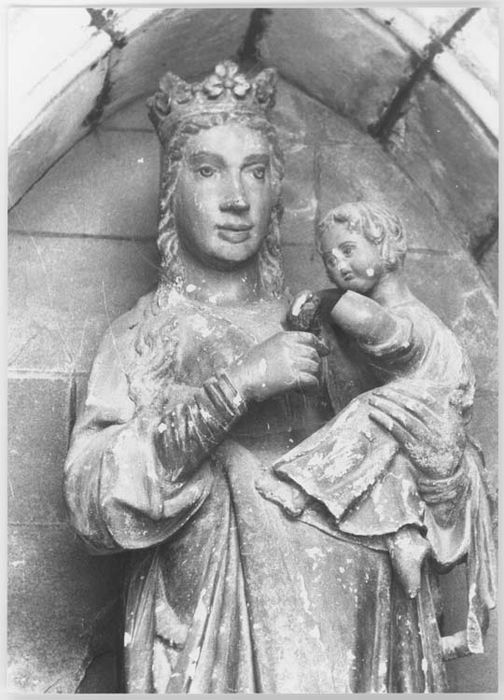 statue : Vierge à l'Enfant dite Notre-Dame des Fossés