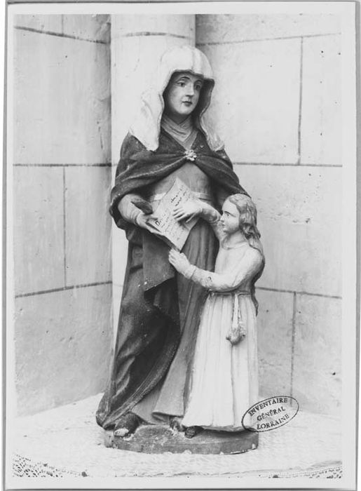 groupe sculpté : Sainte Anne et la Vierge