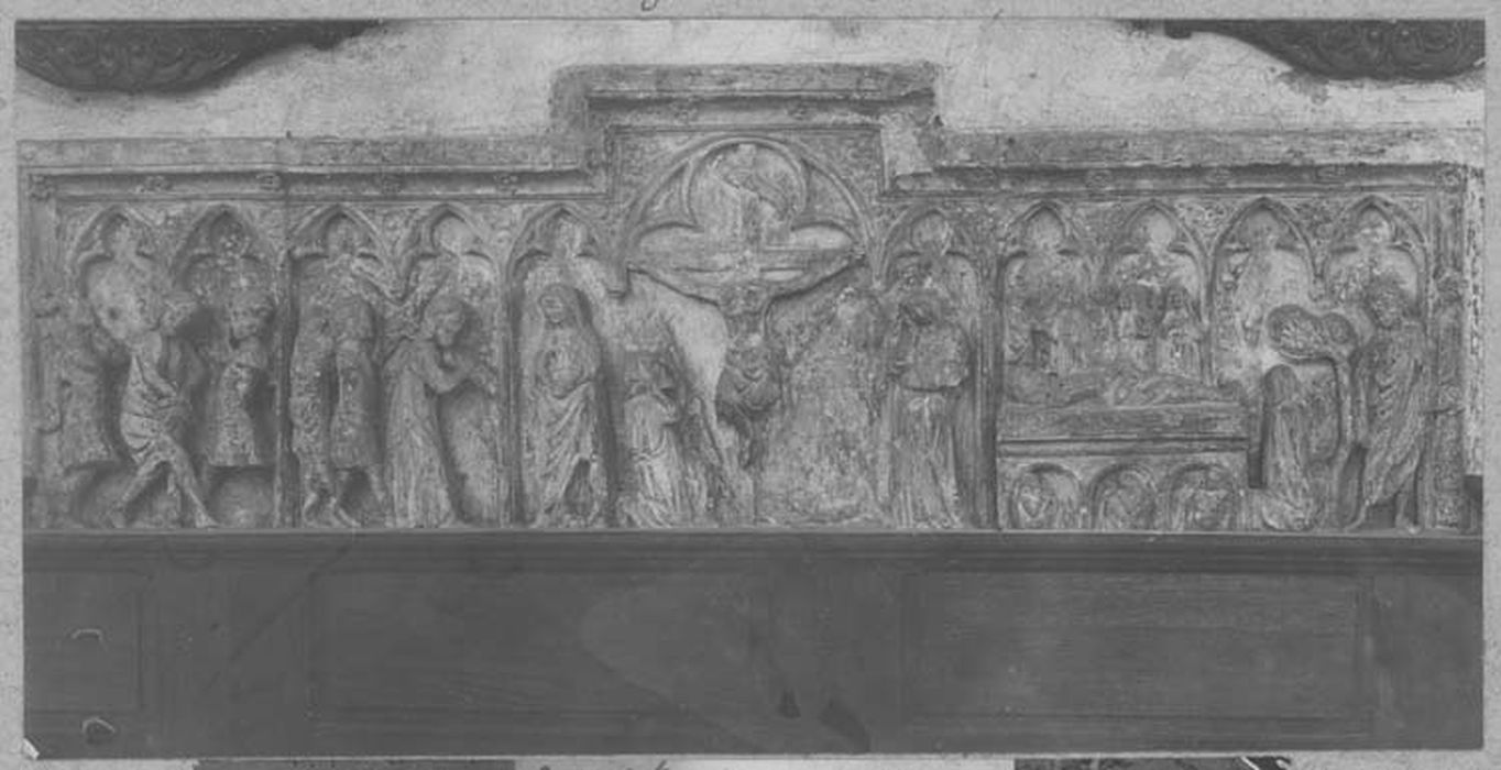 retable (bas-relief) : Scènes de la Passion