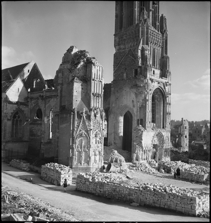 Destructions sur la façade ouest