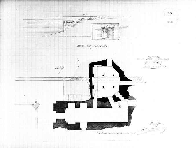 Plan de la crypte