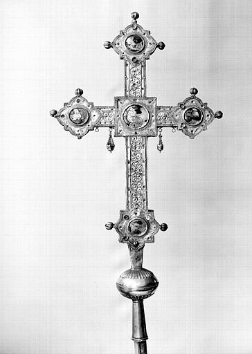 Croix processionnelle : revers