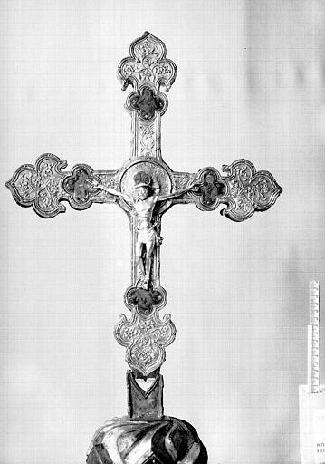 Croix processionnelle : face