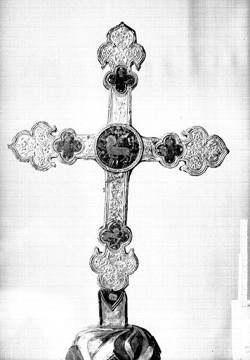 Croix processionnelle : revers