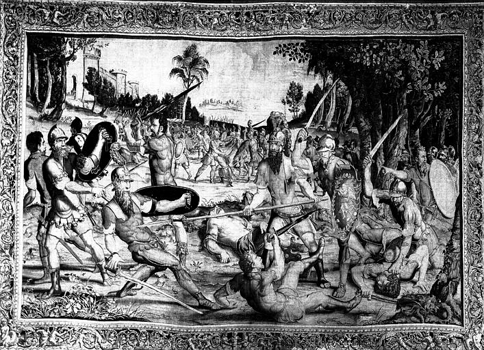 Tapisserie des ateliers de Bruxelles, Histoire de Moïse : la  Bataille