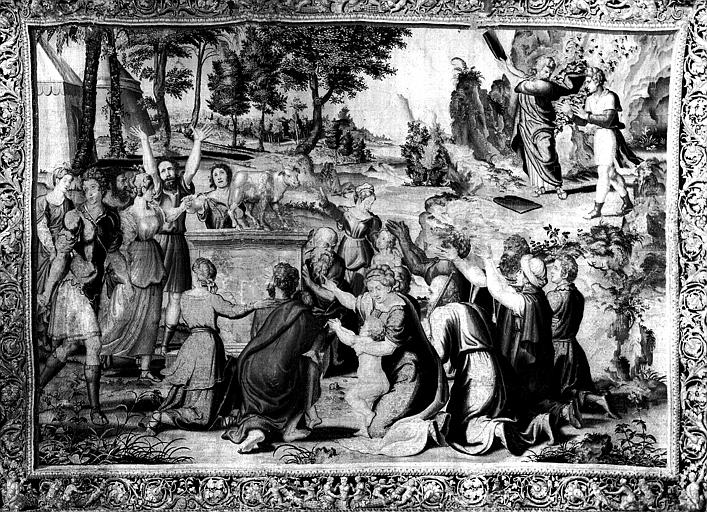 Tapisserie des ateliers de Bruxelles, Histoire de Moïse : le Veau  d'or