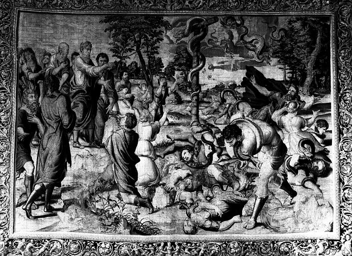 Tapisserie des ateliers de Bruxelles, Histoire de Moïse : le  Serpent d'Airain