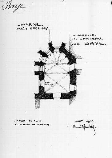 Plan de la chapelle