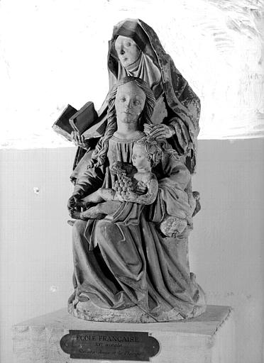 Groupe en pierre : Anne Trinitaire - © Ministère de la Culture (France), Médiathèque du patrimoine et de la photographie, diffusion GrandPalaisRmn Photo