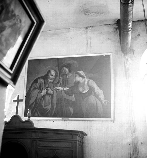 Peinture sur toile : Reniement de saint Pierre