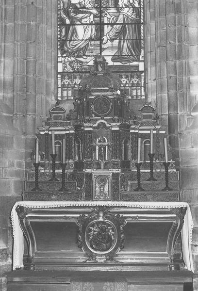 autel, tabernacle à ailes : Notre-Dame-de-la-Clarté, vue générale