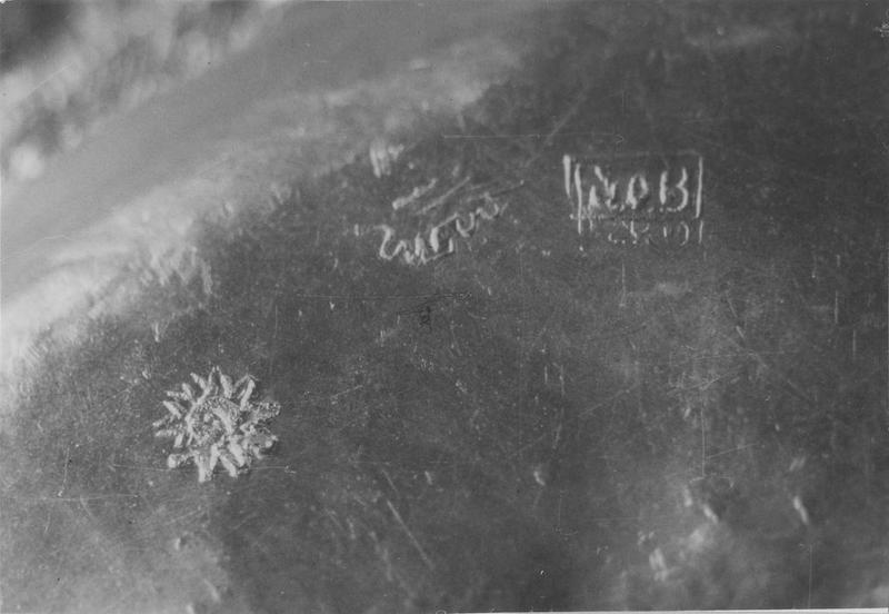 calice, détail des poinçons