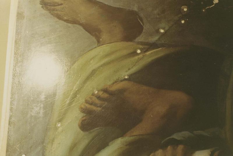 tableau : résurrection des morts (la), détail