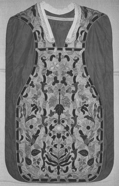 chasuble dite des fusillés de Quiberon, vue générale