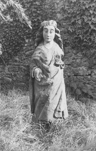 statue : sainte Couronnée, vue générale - © Ministère de la Culture (France), Médiathèque du patrimoine et de la photographie (objets mobiliers), tous droits réservés
