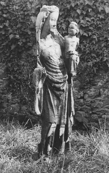 statue : Vierge à l'enfant, vue générale - © Ministère de la Culture (France), Médiathèque du patrimoine et de la photographie (objets mobiliers), tous droits réservés