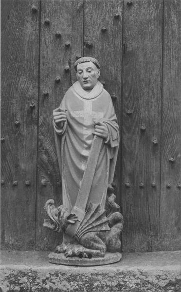 statue : saint Armel, vue générale