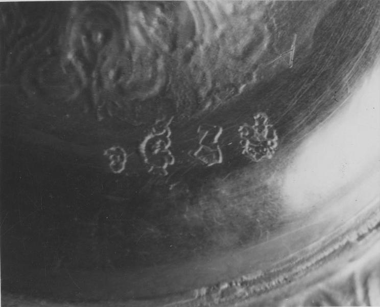 calice, détail des poinçons