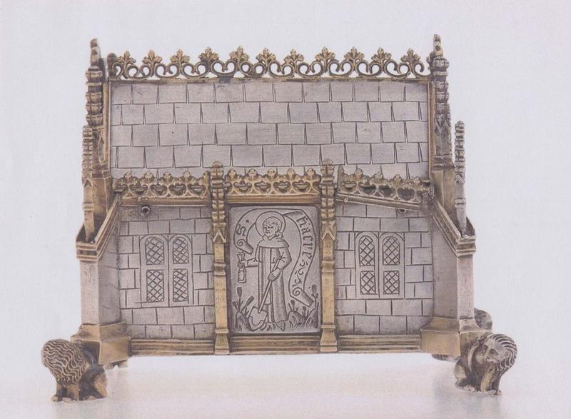 châsse-reliquaire de sainte Barbe et saint Fiacre, vue générale
