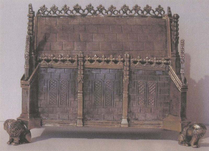 châsse-reliquaire de sainte Barbe et saint Fiacre, vue générale