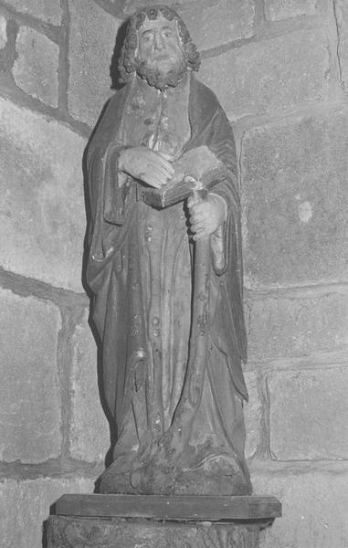statue : saint Jacques, vue générale