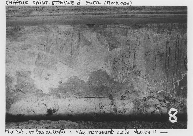 Peintures monumentales, mur est, détail