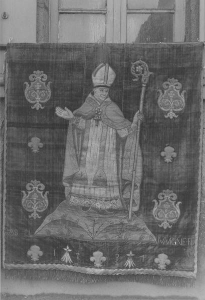 bannière de procession de saint Gurval, vue générale