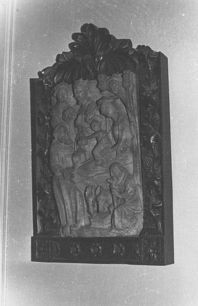 bas-relief : adoration des mages (l'), vue générale