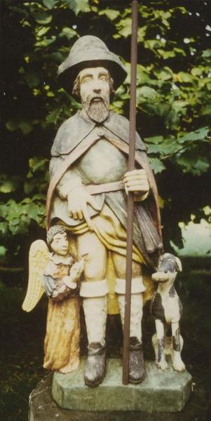 statue : saint Roch, vue générale - © Ministère de la Culture (France), Médiathèque du patrimoine et de la photographie (objets mobiliers), tous droits réservés