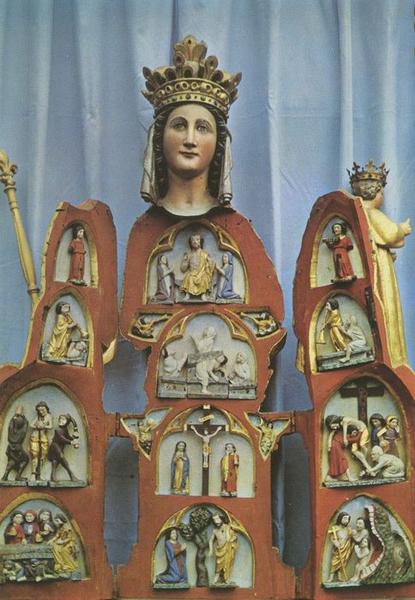 Statue dite Notre-Dame-de-Quelven : Vierge à l'Enfant