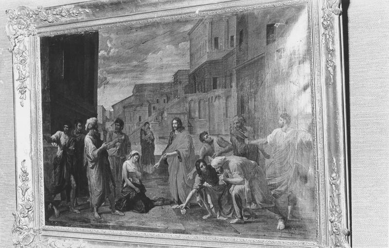 tableau : femme adultère (la), vue générale - © Ministère de la Culture (France), Médiathèque du patrimoine et de la photographie (objets mobiliers), tous droits réservés