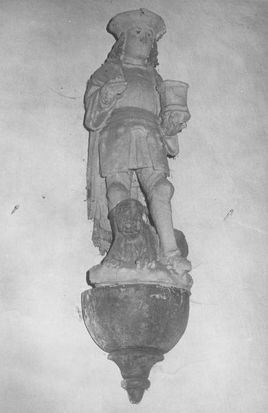 groupe sculpté (statuette) : saint Adrien, vue générale - © Ministère de la Culture (France), Médiathèque du patrimoine et de la photographie (objets mobiliers), tous droits réservés