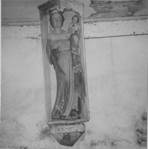 statue : Vierge à l'enfant, vue générale - © Ministère de la Culture (France), Médiathèque du patrimoine et de la photographie (objets mobiliers), tous droits réservés