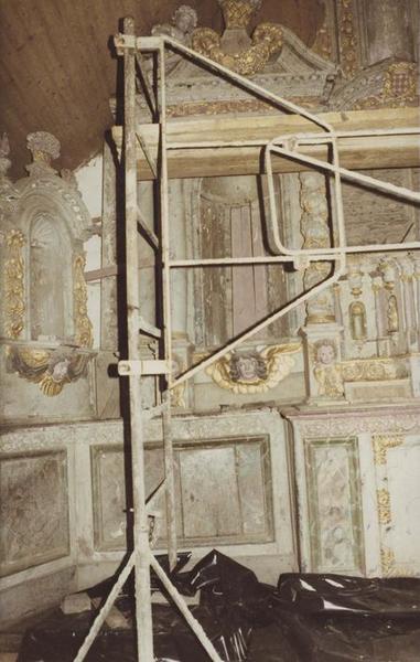 retable du maître-autel, vue partielle - © Ministère de la Culture (France), Médiathèque du patrimoine et de la photographie (objets mobiliers), tous droits réservés