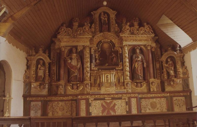 retable du maître-autel, vue générale - © Ministère de la Culture (France), Médiathèque du patrimoine et de la photographie (objets mobiliers), tous droits réservés