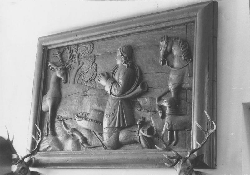 bas-relief : vision de saint Hubert (la), vue générale - © Ministère de la Culture (France), Médiathèque du patrimoine et de la photographie (objets mobiliers), tous droits réservés