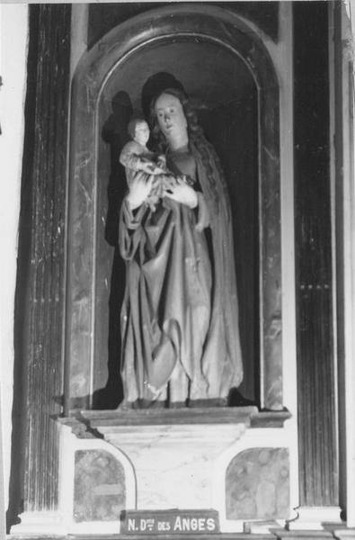 statue dite Notre-Dame-des-Anges : Vierge à l'enfant, vue générale