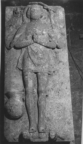 tombeau (gisant) de Guillaume Chohan, seigneur de Coetcandec, vue générale - © Ministère de la Culture (France), Médiathèque du patrimoine et de la photographie (objets mobiliers), tous droits réservés