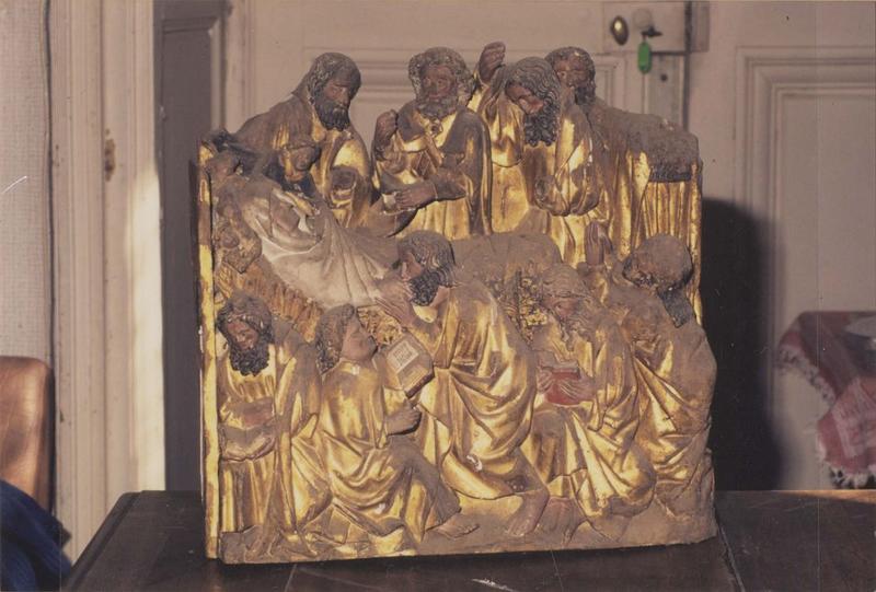 haut-relief : dormition de la Vierge (La), vue générale